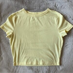 Wild Fable yellow crop top
